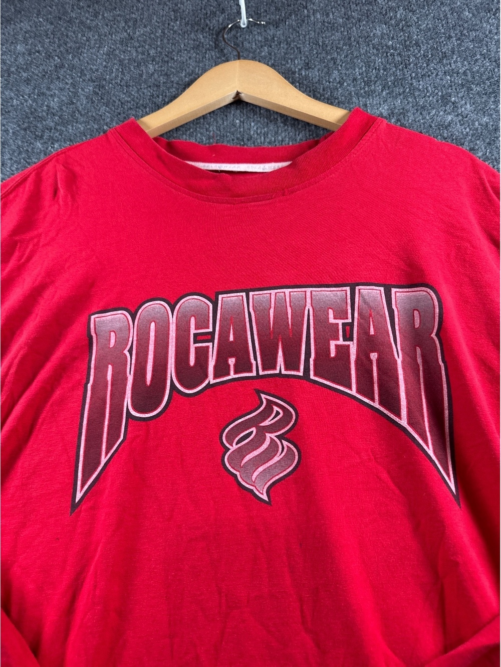 Rocawear Red Long Sleeve Graphic T-Shirt Men’s XL? Hip Hop Streetwear Logo